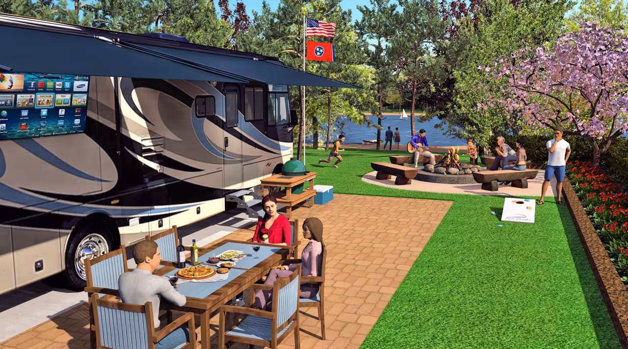 Waterfront RV Resort at Twin Creeks